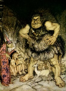 Jack el mata gigantes de Arthur Rackham