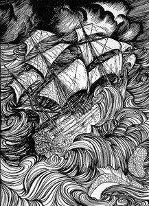 Manuscrito hallado en una botella de Arthur Rackham