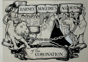 El relato del Sr. Barney Maguire sobre la coronación, ilustración de 