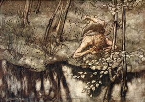 Siegfried se ve en el arroyo, 1924