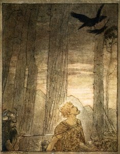 La muerte de Sigfrido, 1924