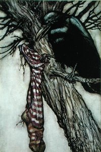 El cuervo, ilustración de 