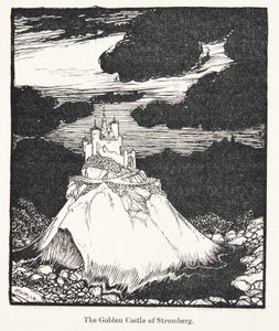 El castillo dorado de Stromberg, de Los cuentos de hadas de los hermanos Grimm, pub. 1909 de Arthur Rackham