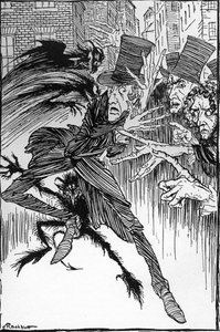 El demonio de la perversidad de Edgar Allan Poe de Arthur Rackham