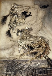 Las leyendas de Ingoldsby: Frontispicio de Arthur Rackham