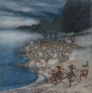 Las hadas descaradas y los elfos elegantes de Arthur Rackham
