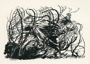 Las Tres Cabezas del Pozo de Arthur Rackham