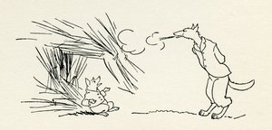 Los tres cerditos de Arthur Rackham