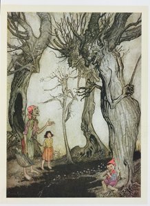 Los árboles y el hacha, ilustración de 