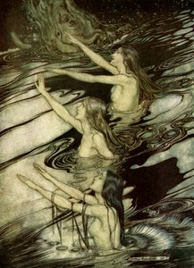 El Ocaso de los Dioses de Arthur Rackham