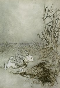 El Conejo Blanco, ilustración de 