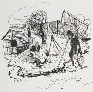 El pescador y su mujer. de Arthur Rackham
