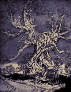 La leyenda de Sleepy Hollow de Arthur Rackham