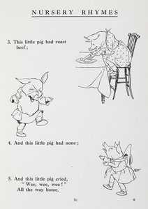 Este cerdito fue al mercado - canción infantil.