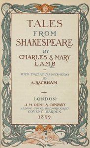 Portada de "Cuentos de Shakespeare...". de Arthur Rackham