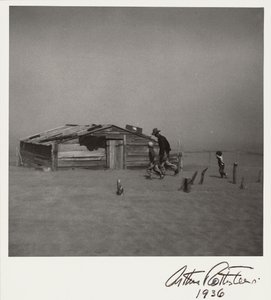 [Paisaje con casa] de Arthur Rothstein