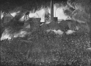 Disturbios de Featherstone: los soldados disparando a la gente, 1893-1906
