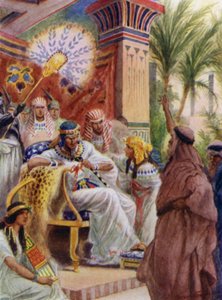 Moisés y Aarón ante el faraón de Arthur Twidle