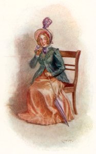 Ilustración para Emma de Jane Austen de Arthur Wallis Mills