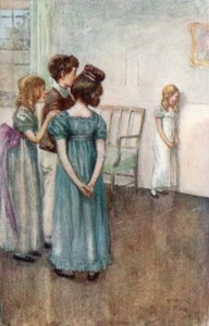 Ilustración para La Abadía de Northanger de Jane Austen de Arthur Wallis Mills