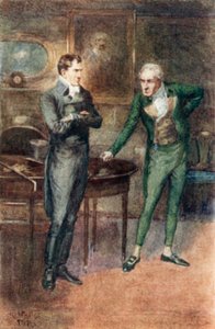 Ilustración para La abadía de Northanger de Jane Austen de Arthur Wallis Mills