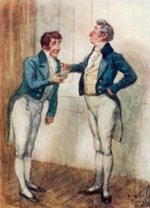 Ilustración de Persuasión de Jane Austen de Arthur Wallis Mills