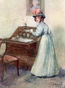 Ilustración de Persuasión de Jane Austen de Arthur Wallis Mills