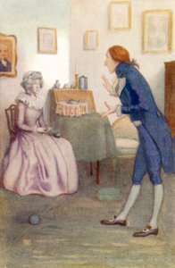 Ilustración para Orgullo y Prejuicio de Jane Austen