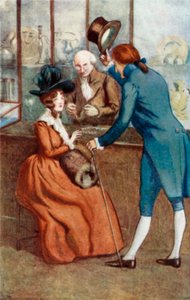 Ilustración para Sentido y sensibilidad de Jane Austen de Arthur Wallis Mills