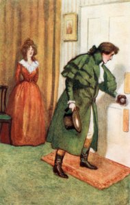 Ilustración para Sentido y sensibilidad de Jane Austen de Arthur Wallis Mills