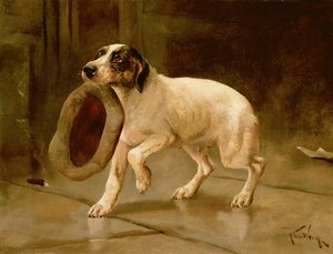 Sombrero del maestro (óleo sobre lienzo) de Arthur Wardle