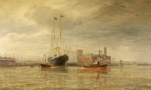 Inauguración del Royal Edward Dock, Avonmouth, 9 de julio
