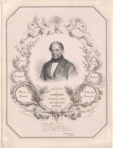 Adolf Baeuerle (impresión) de Artist Unknown