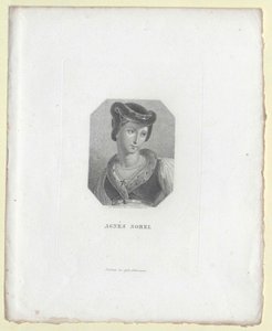 Agnes Sorel (imprimir) de Artist Unknown