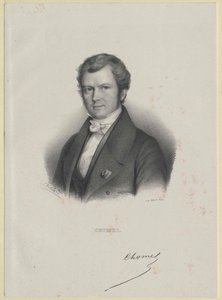 Auguste-Francois Chomel (imprimir) de Artist Unknown
