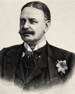 BueLow, Bernard von (1849-1929). Canciller del Imperio Romano (1900-1909). Aguafuerte de Artist Unknown