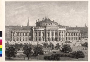 Burgtheater de Viena de Artist Unknown