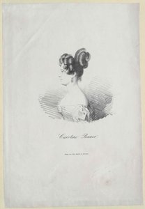 Caroline Bauer (imprimir) de Artist Unknown