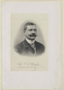 Charles August Herzfeld (imprimir) de Artist Unknown