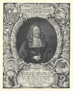 Christian Lorenz Adlershelm (imprimir) de Artist Unknown