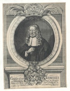 Christian Lorenz Adlershelm (imprimir) de Artist Unknown