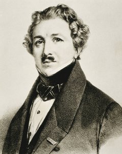 DAGUERRE, Louis-Jacques-Mande (1787-1851). Inventor inglés que mejoró la fotografía. Litografía. de Artist Unknown