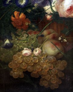 Detalle de un bodegón (óleo sobre lienzo) de Artist Unknown