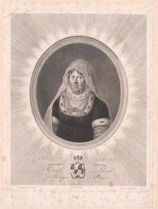 Duquesa de Baviera Luisa (imprimir) de Artist Unknown