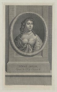 Duquesa de York Anne Hyde (impresión) de Artist Unknown