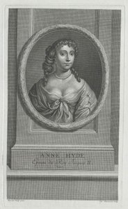 Duquesa de York Anne Hyde (impresión) de Artist Unknown