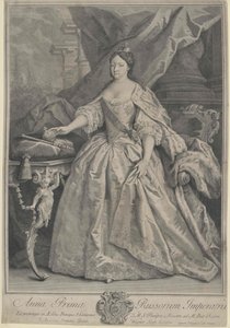 Emperatriz de Rusia Anna Ioannovna de Artist Unknown