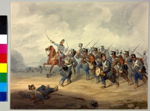FML Franz Henry cuenta Schlik en la batalla de Artist Unknown