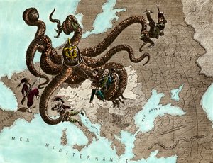 Primera Guerra Mundial: el pulpo alemán de Artist Unknown