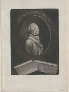 Franz Moritz cuenta Lacy (imprimir) de Artist Unknown